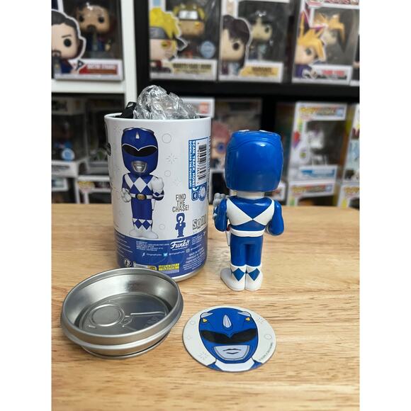EXCLUSIVE LE Blue Ranger Funko Soda Power Rangers Shop Collectible Limited TV - Picture 2 of 2